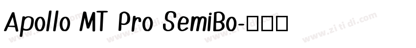 Apollo MT Pro SemiBo字体转换